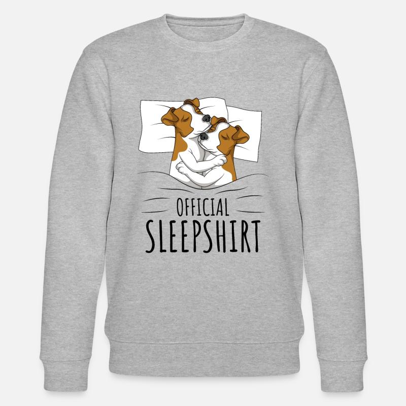 Jack Russell Terrier - Stanley/Stella Unisex Bio-Sweatshirt CHANGER  - Grau meliert