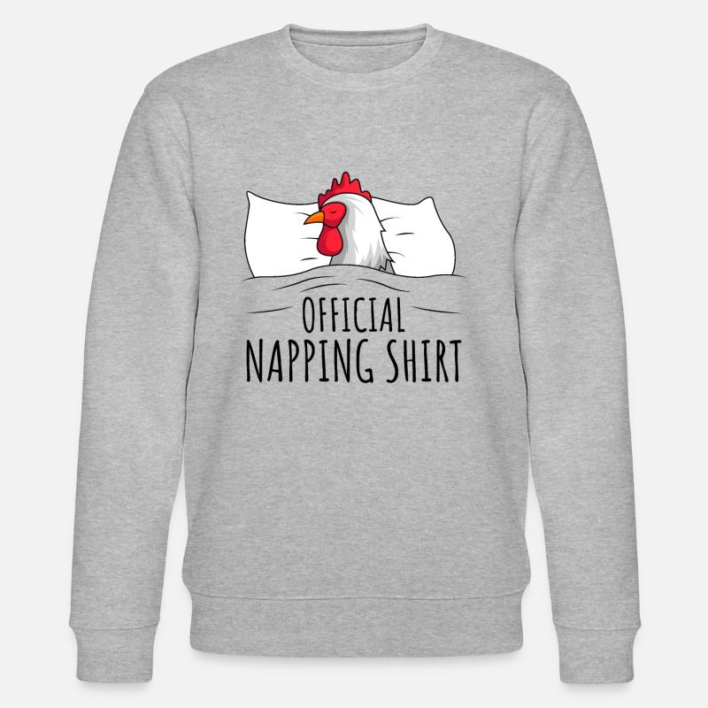 Hühner - Stanley/Stella Unisex Bio-Sweatshirt CHANGER  - Grau meliert