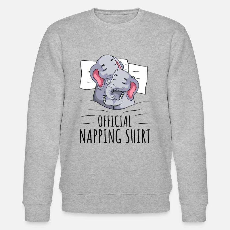 Elefant - Stanley/Stella Unisex Bio-Sweatshirt CHANGER  - Grau meliert