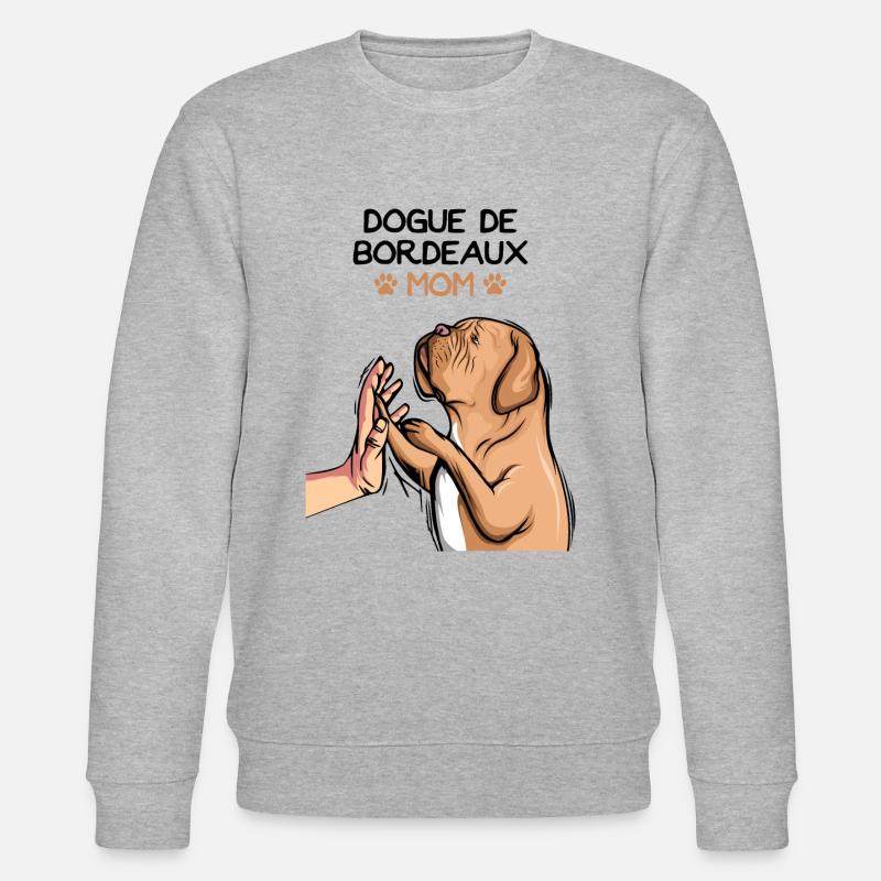 Chiens Dogue de Bordeaux - Sweat bio CHANGER Stanley/Stella Unisexe - gris chiné