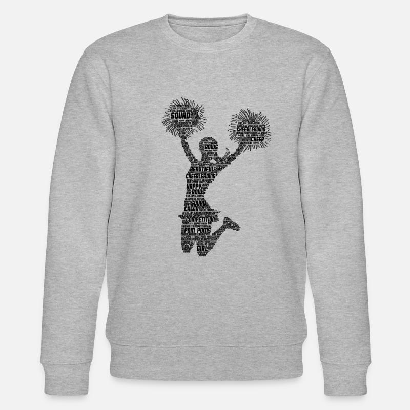 Cheerleading Cheerleader Cheer Mädchen - Stanley/Stella Unisex Bio-Sweatshirt CHANGER  - Grau meliert