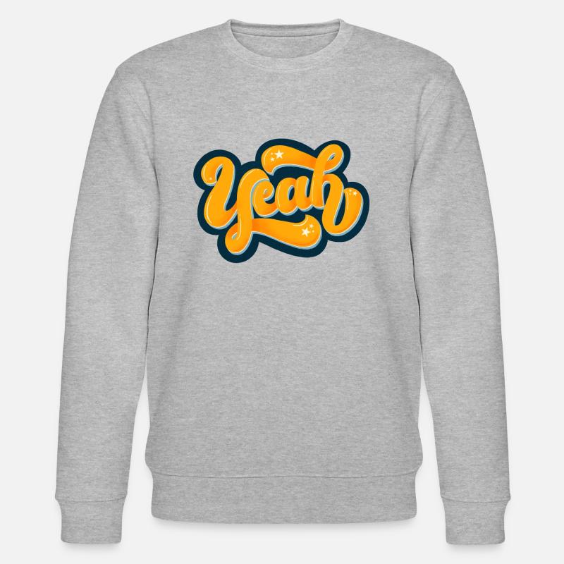 Yeah - Stanley/Stella Unisex Bio-Sweatshirt CHANGER  - Grau meliert