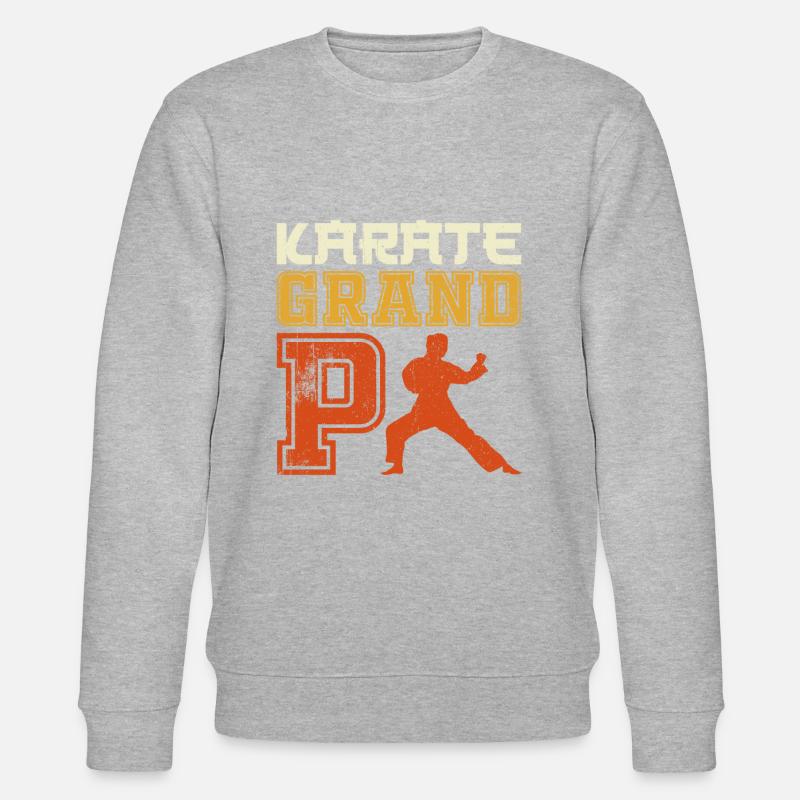 Karate Opa Karate Training - Stanley/Stella Unisex Bio-Sweatshirt CHANGER  - Grau meliert