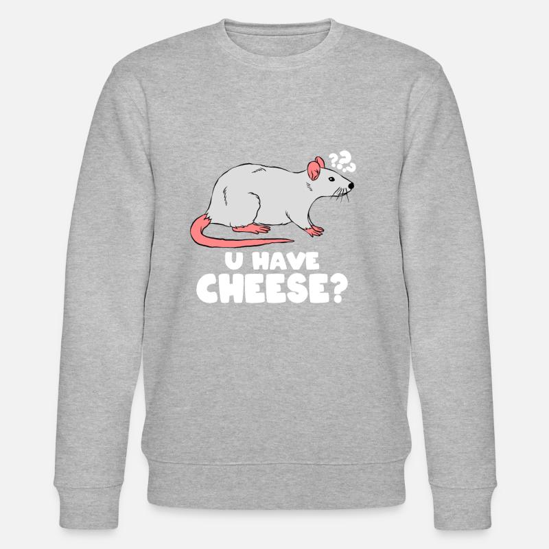 Fromage de rat sucré - Sweat bio CHANGER Stanley/Stella Unisexe - gris chiné