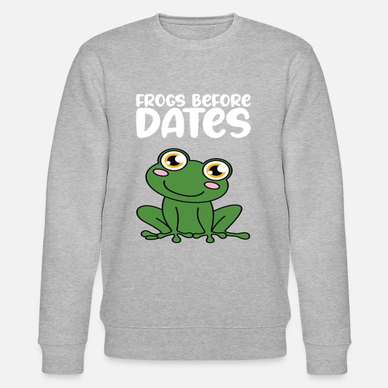 Des grenouilles devant les données - Sweat bio CHANGER Stanley/Stella Unisexe - gris chiné