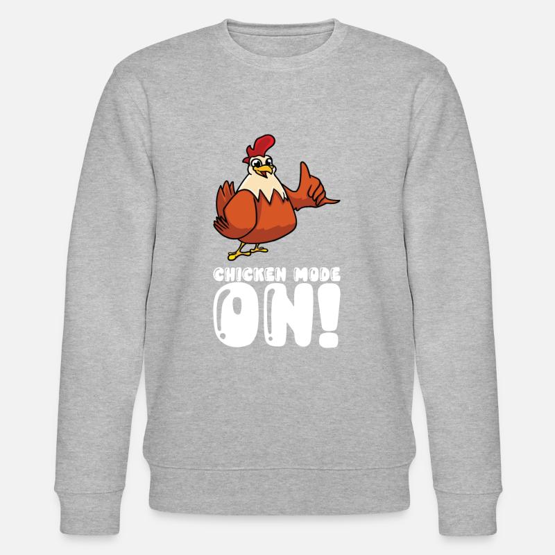 Mode Poulet activé - Sweat bio CHANGER Stanley/Stella Unisexe - gris chiné