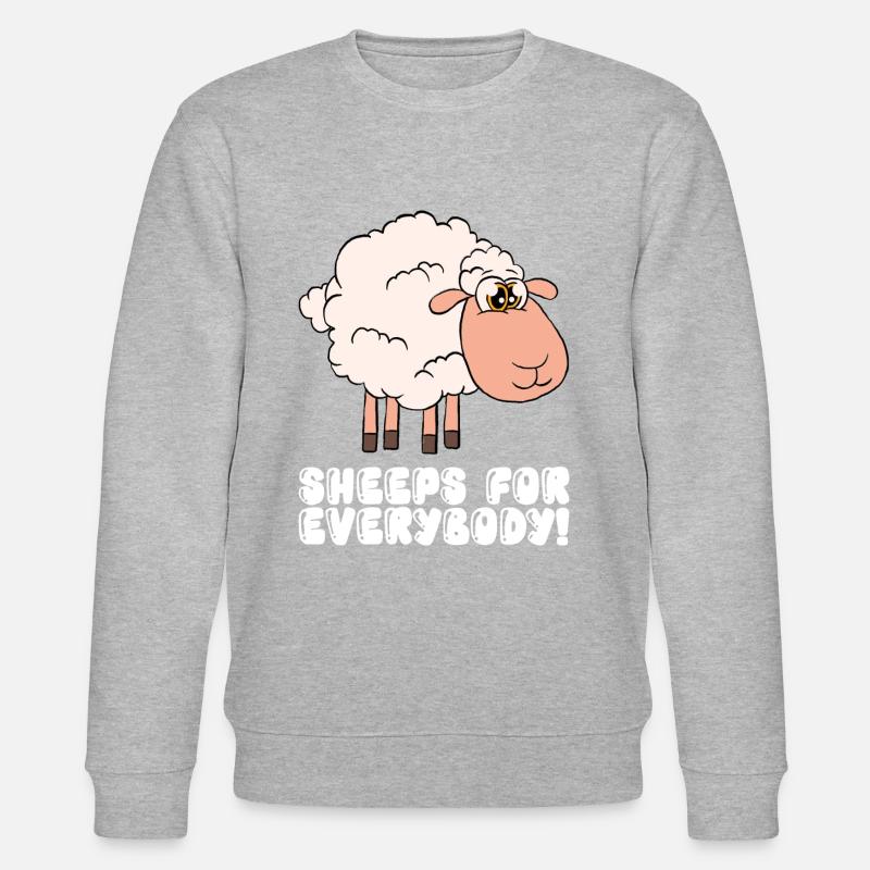 Sheep For All - Stanley/Stella CHANGER Unisex Organic Sweatshirt - heather grey