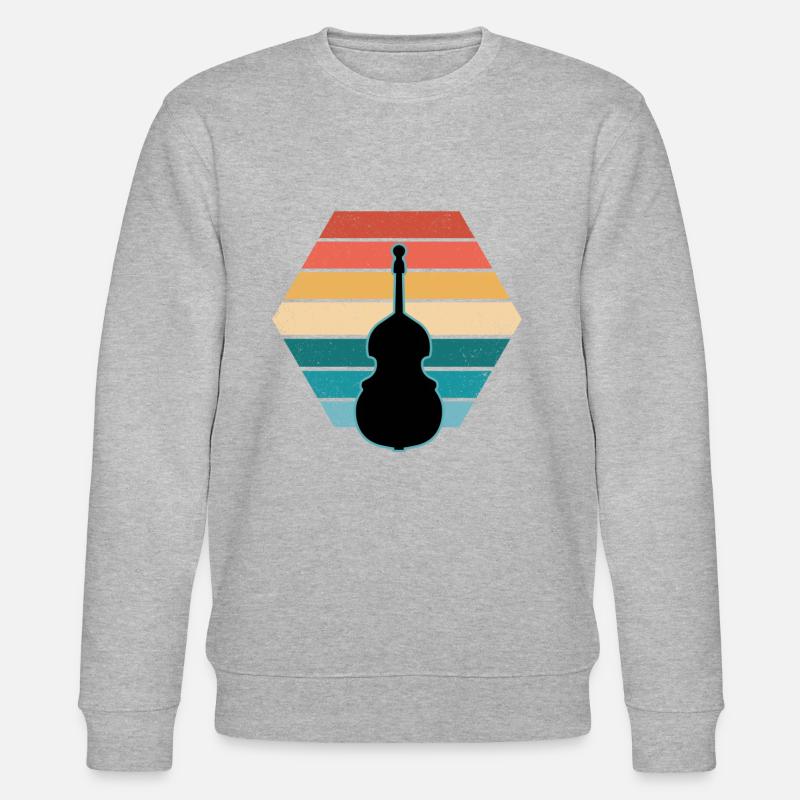 Contrebasse - Sweat bio CHANGER Stanley/Stella Unisexe - gris chiné