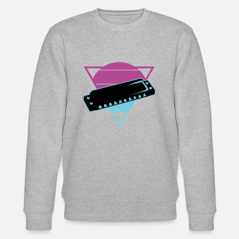 Harmonica - Sweat bio CHANGER Stanley/Stella Unisexe - gris chiné