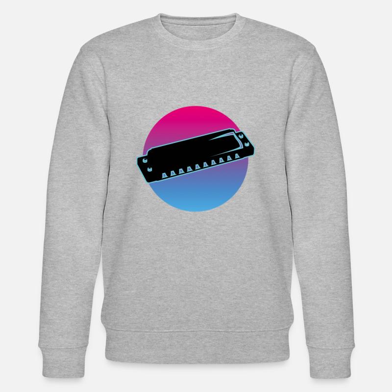 Harmonica - Stanley/Stella CHANGER Unisex Organic Sweatshirt - heather grey