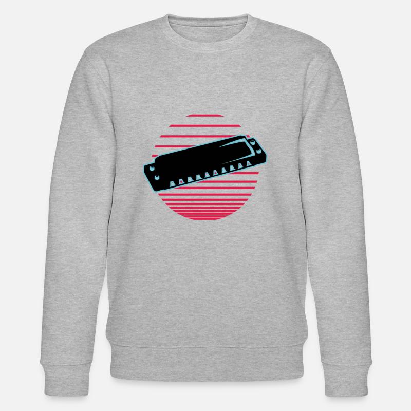 Harmonica - Stanley/Stella CHANGER Unisex Organic Sweatshirt - heather grey
