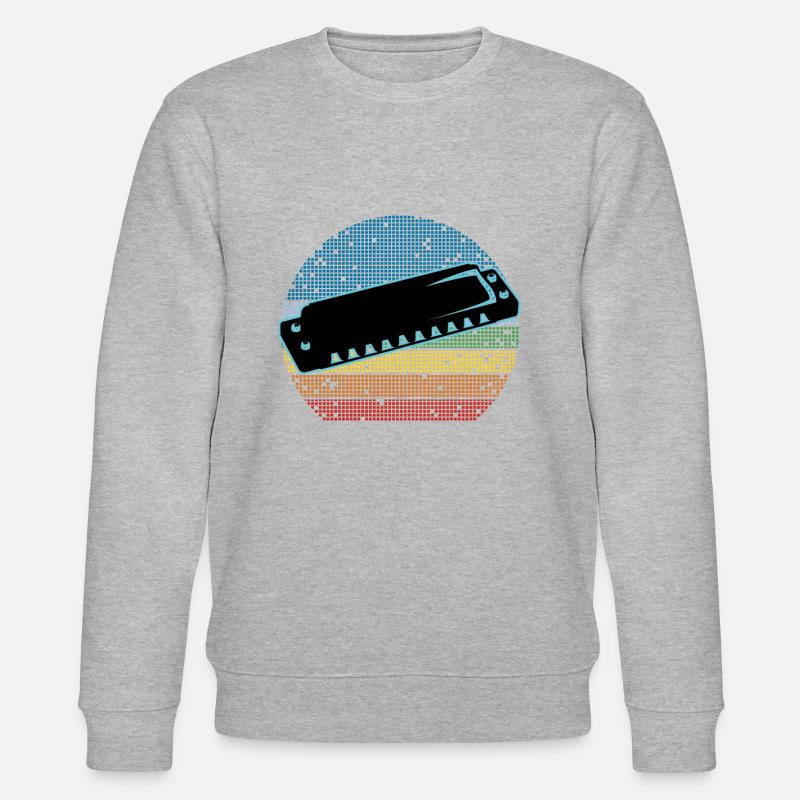 Harmonica - Stanley/Stella CHANGER Unisex Organic Sweatshirt - heather grey