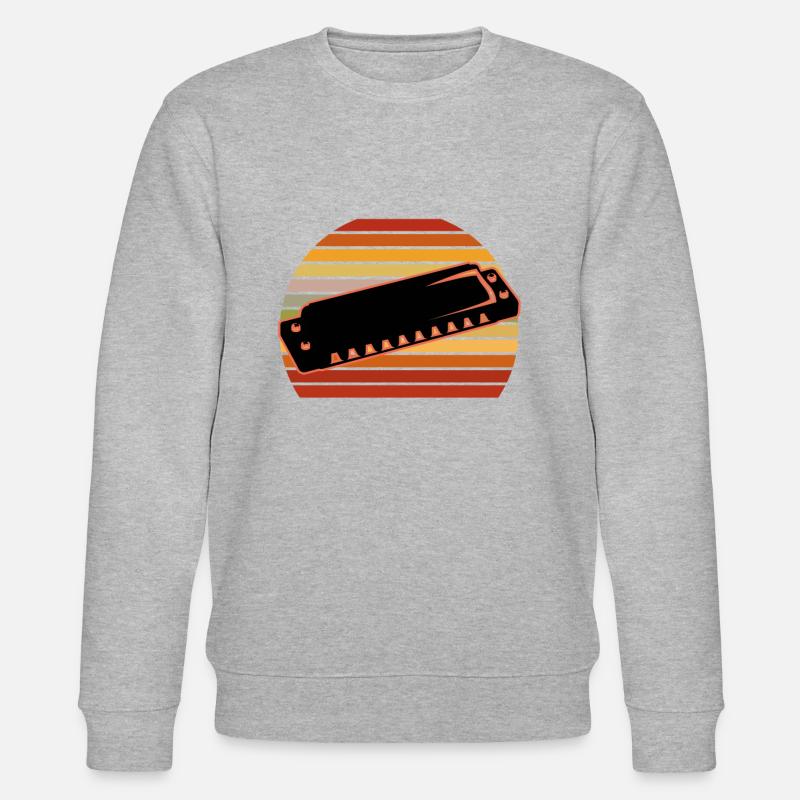 Harmonica - Sweat bio CHANGER Stanley/Stella Unisexe - gris chiné