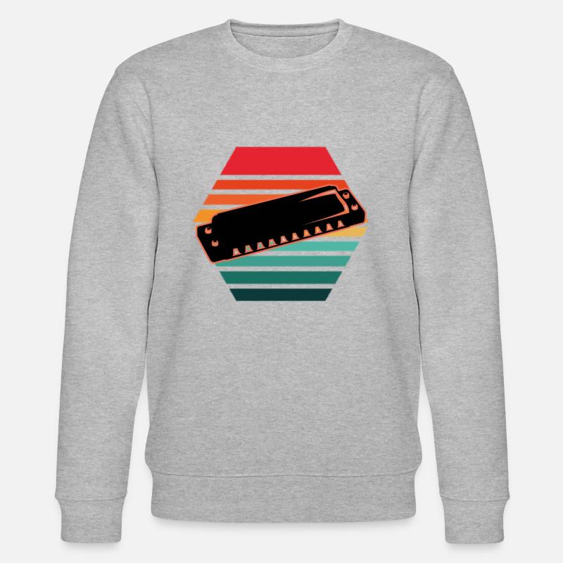 Harmonica - Sweat bio CHANGER Stanley/Stella Unisexe - gris chiné