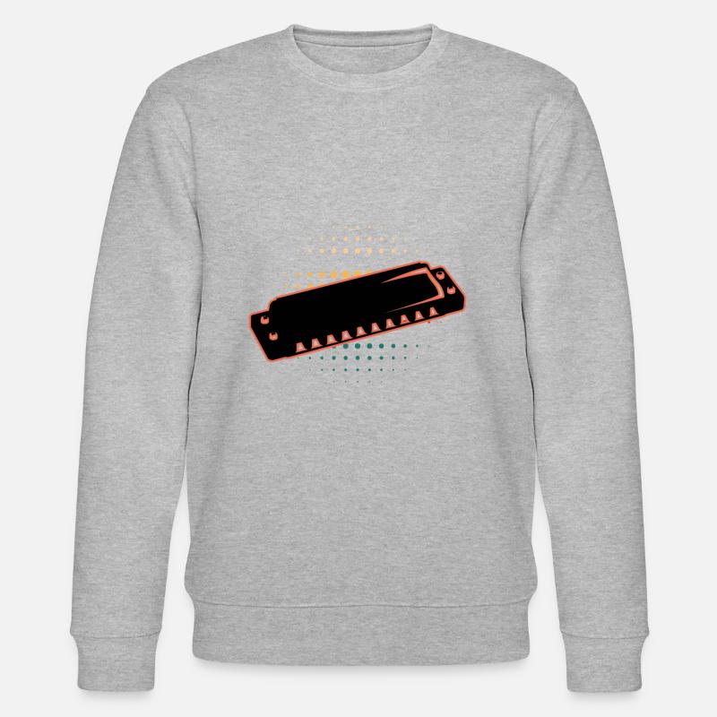 Harmonica - Sweat bio CHANGER Stanley/Stella Unisexe - gris chiné