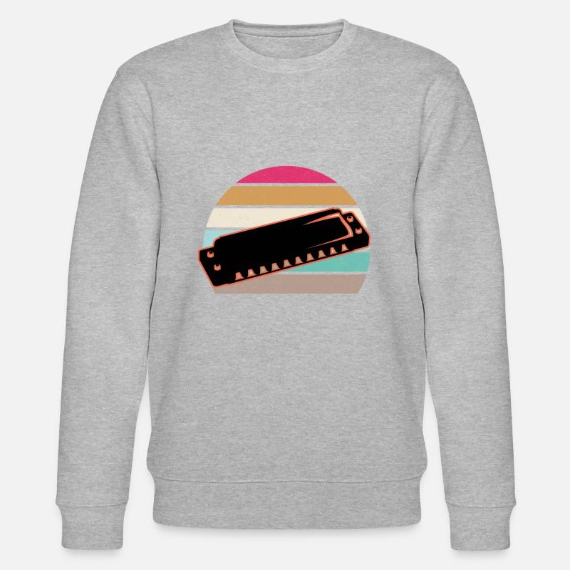 Harmonica - Sweat bio CHANGER Stanley/Stella Unisexe - gris chiné