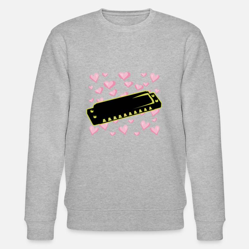 Harmonica - Stanley/Stella CHANGER Unisex Organic Sweatshirt - heather grey