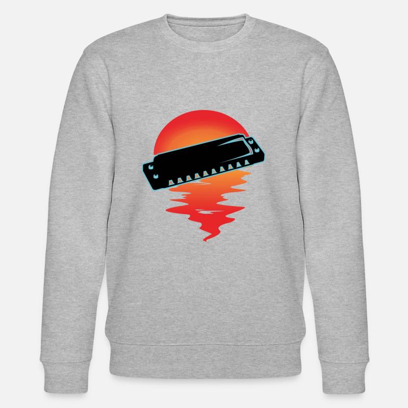 Harmonica - Sweat bio CHANGER Stanley/Stella Unisexe - gris chiné