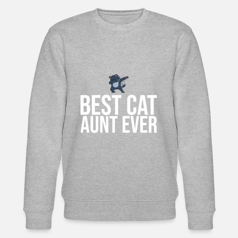 Dabbing Cat Funny Cat - Sweat bio CHANGER Stanley/Stella Unisexe - gris chiné
