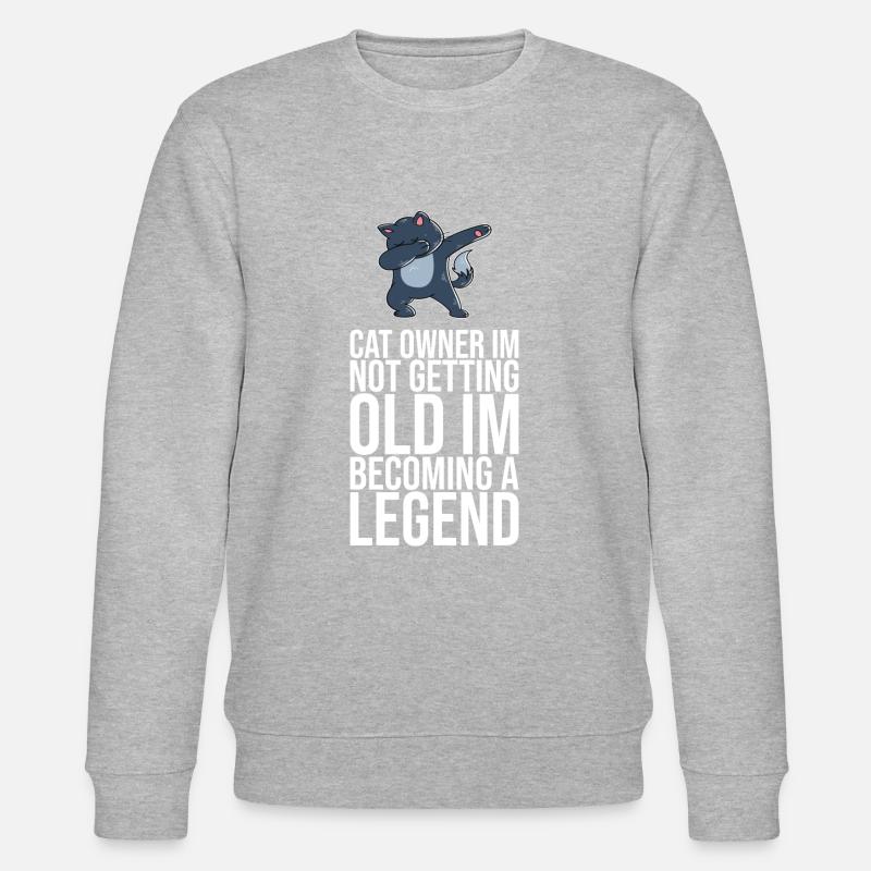 Dabbing Cat Funny Cat - Sweat bio CHANGER Stanley/Stella Unisexe - gris chiné