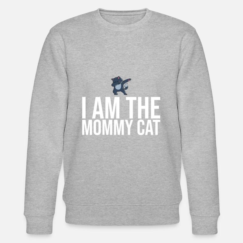 Dabbing Cat Funny Cat - Sweat bio CHANGER Stanley/Stella Unisexe - gris chiné
