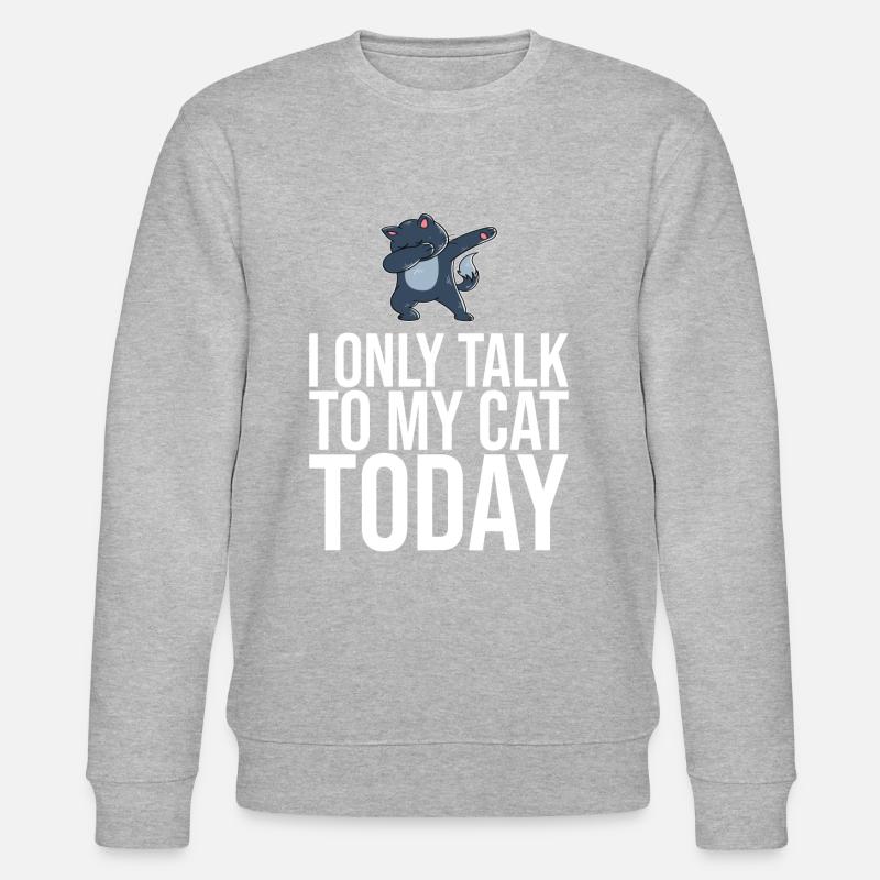 Dabbing Cat Funny Cat - Sweat bio CHANGER Stanley/Stella Unisexe - gris chiné