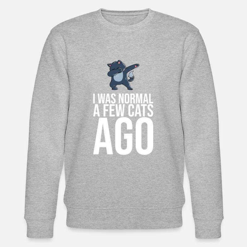 Dabbing Cat Funny Cat - Sweat bio CHANGER Stanley/Stella Unisexe - gris chiné