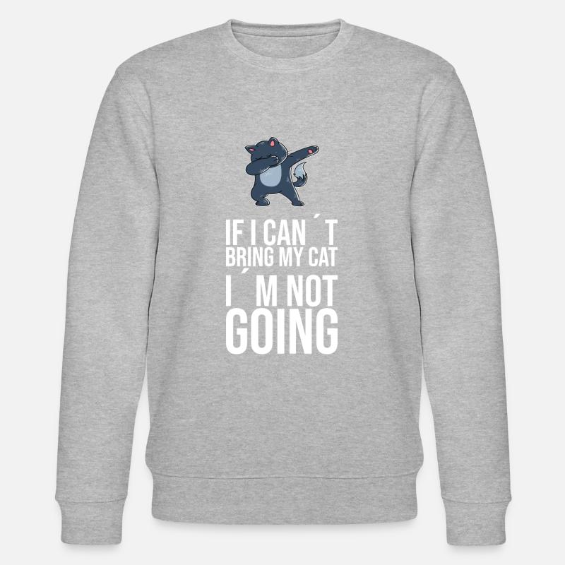 Dabbing Cat Funny Cat - Sweat bio CHANGER Stanley/Stella Unisexe - gris chiné