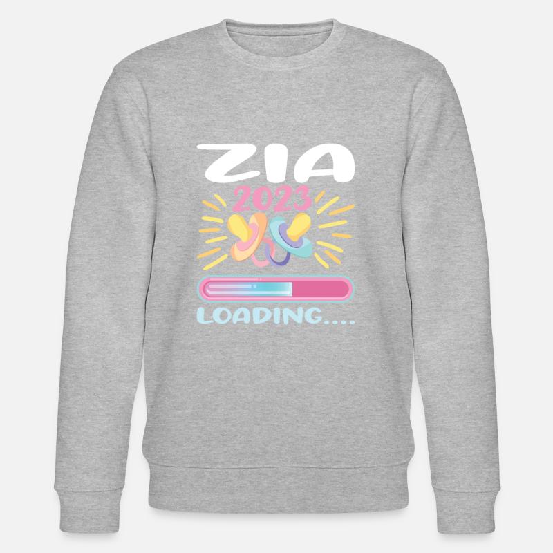 Zia 2023 - Stanley/Stella Unisex Bio-Sweatshirt CHANGER  - Grau meliert