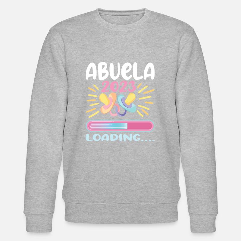 Abuela 2023 Loading - Stanley/Stella CHANGER Unisex Organic Sweatshirt - heather grey