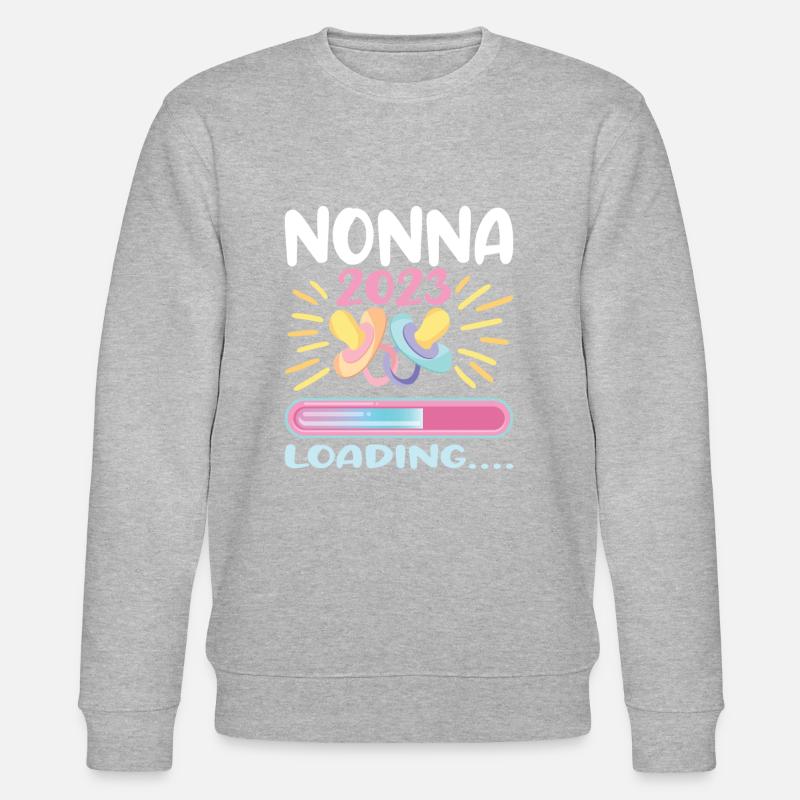 Nonna 2023 Loading - Stanley/Stella CHANGER Unisex Organic Sweatshirt - heather grey