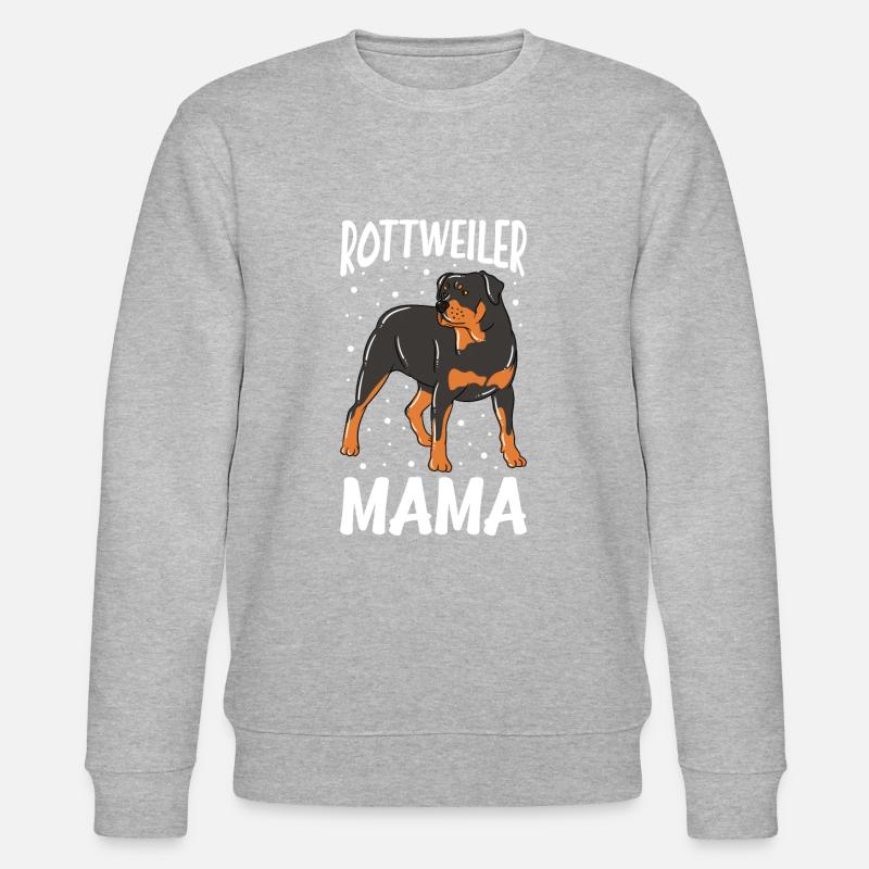 Rottweiler Mama - Stanley/Stella Unisex Bio-Sweatshirt CHANGER  - Grau meliert