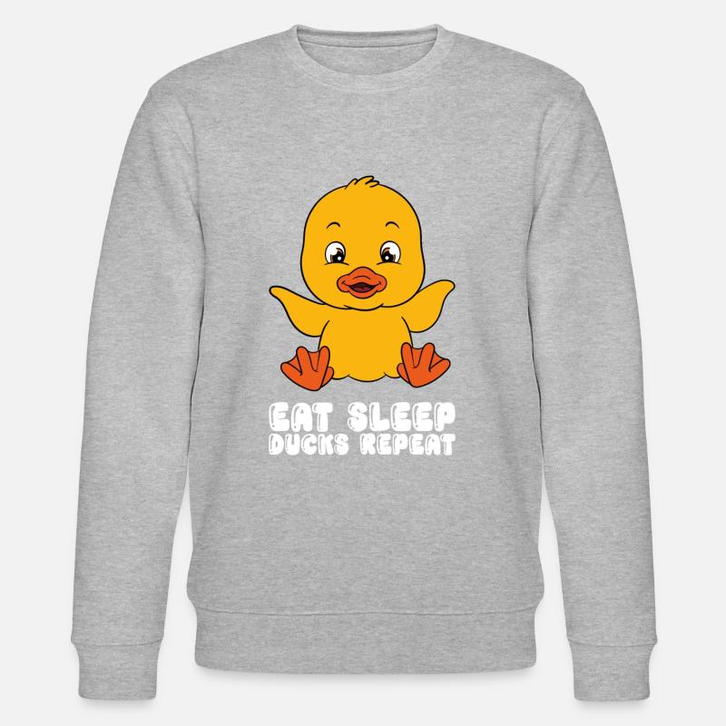 Drôles de canards Canard mignon - Sweat bio CHANGER Stanley/Stella Unisexe - gris chiné