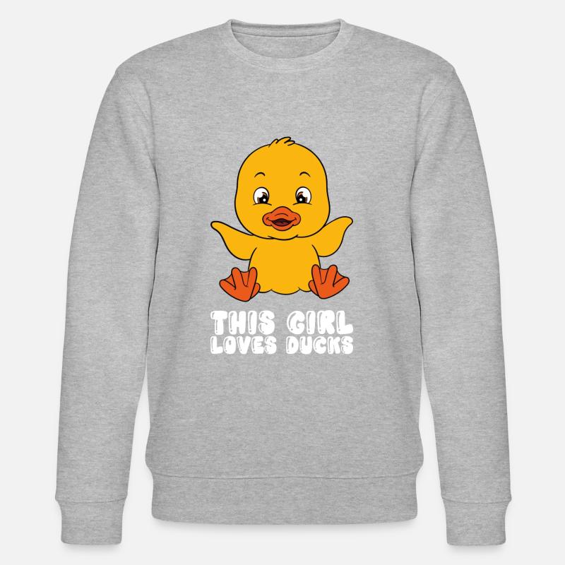 Drôles de canards Canard mignon - Sweat bio CHANGER Stanley/Stella Unisexe - gris chiné