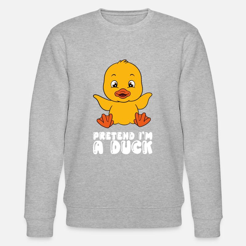 Drôles de canards Canard mignon - Sweat bio CHANGER Stanley/Stella Unisexe - gris chiné