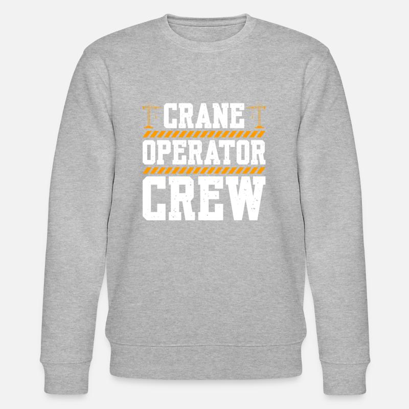 Crane Operator Crew - Stanley/Stella Unisex Bio-Sweatshirt CHANGER  - Grau meliert