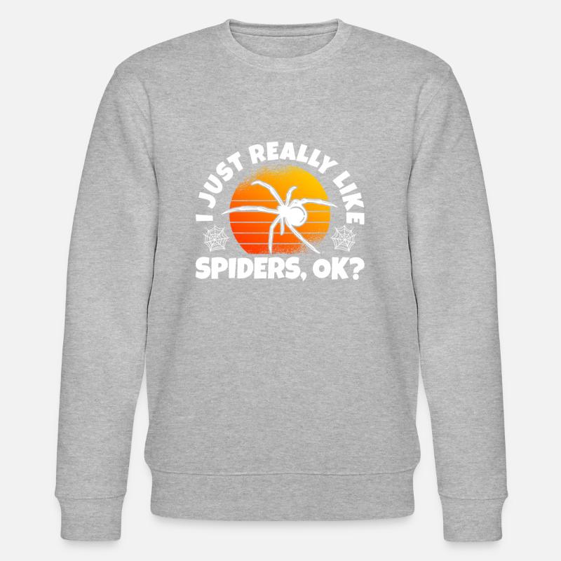 Spider Propriétaire Spider Spider Breeder - Sweat bio CHANGER Stanley/Stella Unisexe - gris chiné