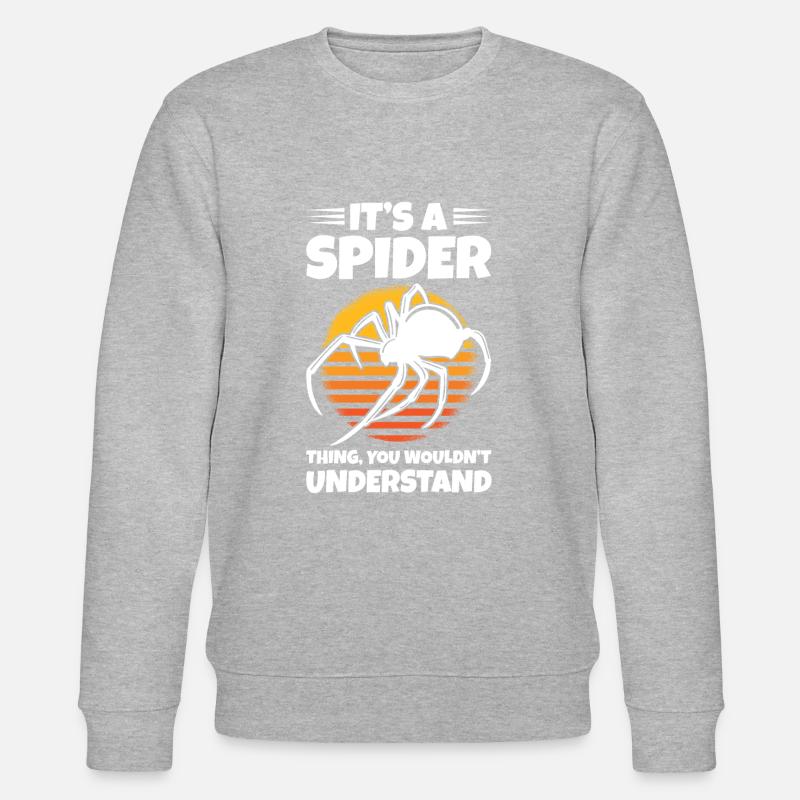 Spider Propriétaire Spider Spider Breeder - Sweat bio CHANGER Stanley/Stella Unisexe - gris chiné