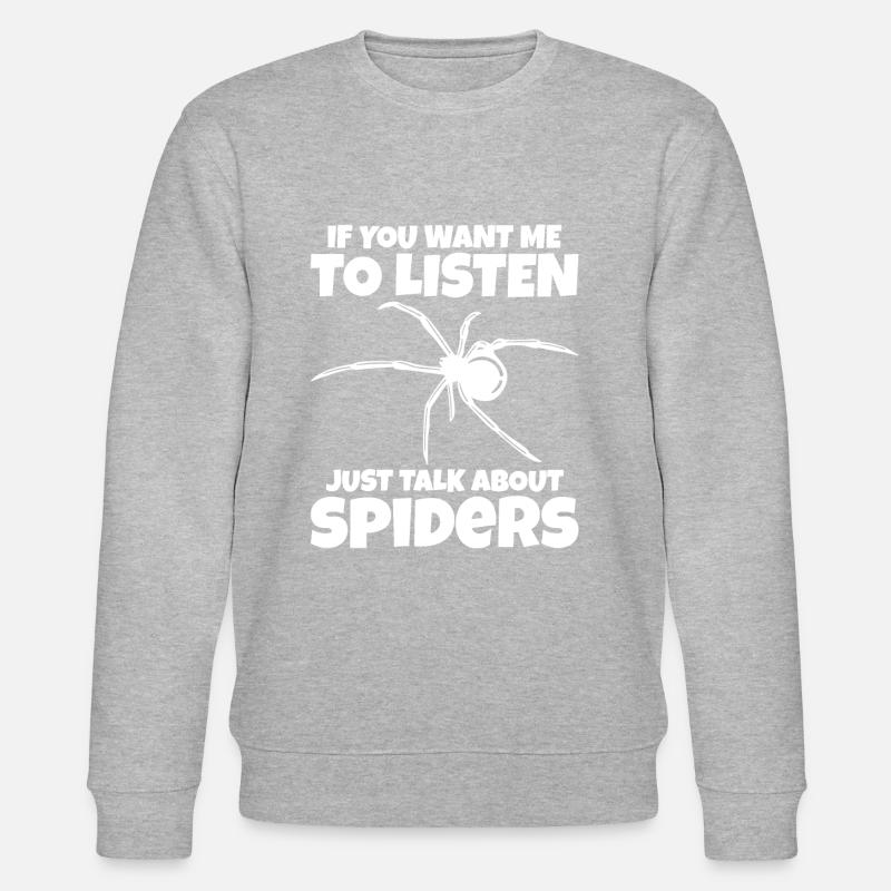 Spider Propriétaire Spider Spider Breeder - Sweat bio CHANGER Stanley/Stella Unisexe - gris chiné