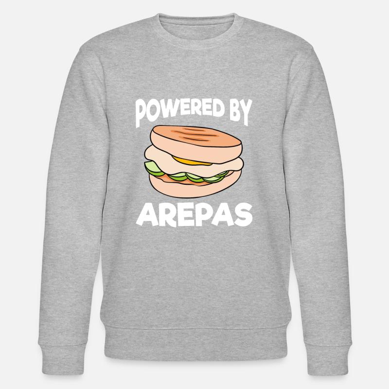 Propulsé par Arepas - Sweat bio CHANGER Stanley/Stella Unisexe - gris chiné