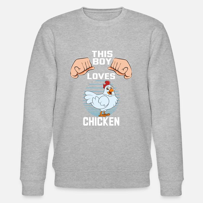 Drôle De Poulet Dire Poulet - Sweat bio CHANGER Stanley/Stella Unisexe - gris chiné