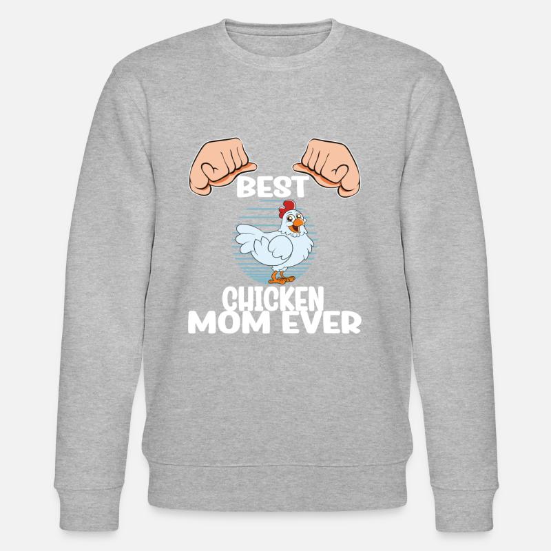 Drôle De Poulet Dire Poulet - Sweat bio CHANGER Stanley/Stella Unisexe - gris chiné