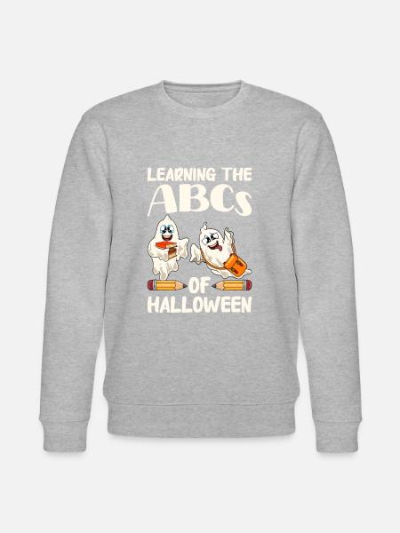 Funny Teacher Halloween Gifts - Stanley/Stella CHANGER Unisex Organic Sweatshirt - heather grey