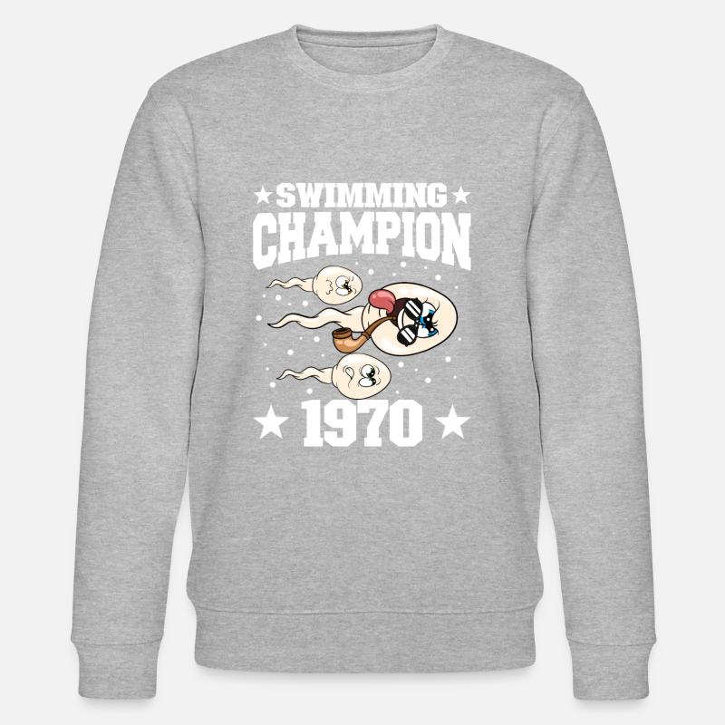 1970 Anniversaire 54 ans - Sweat bio CHANGER Stanley/Stella Unisexe - gris chiné