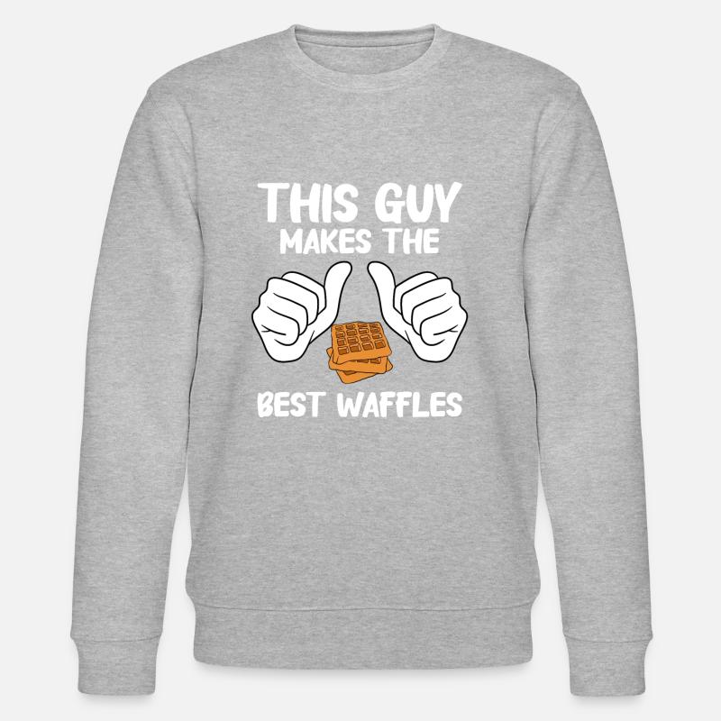 Gaufrier - Sweat bio CHANGER Stanley/Stella Unisexe - gris chiné