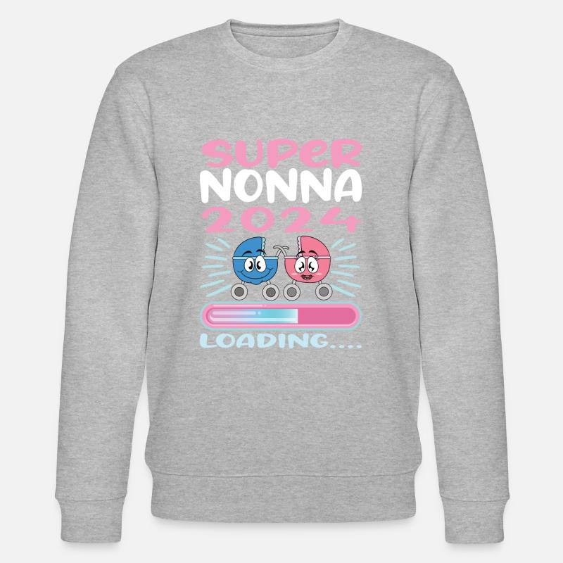 Nonna 2024 Loading Granny 2024 - Stanley/Stella CHANGER Unisex Organic Sweatshirt - heather grey