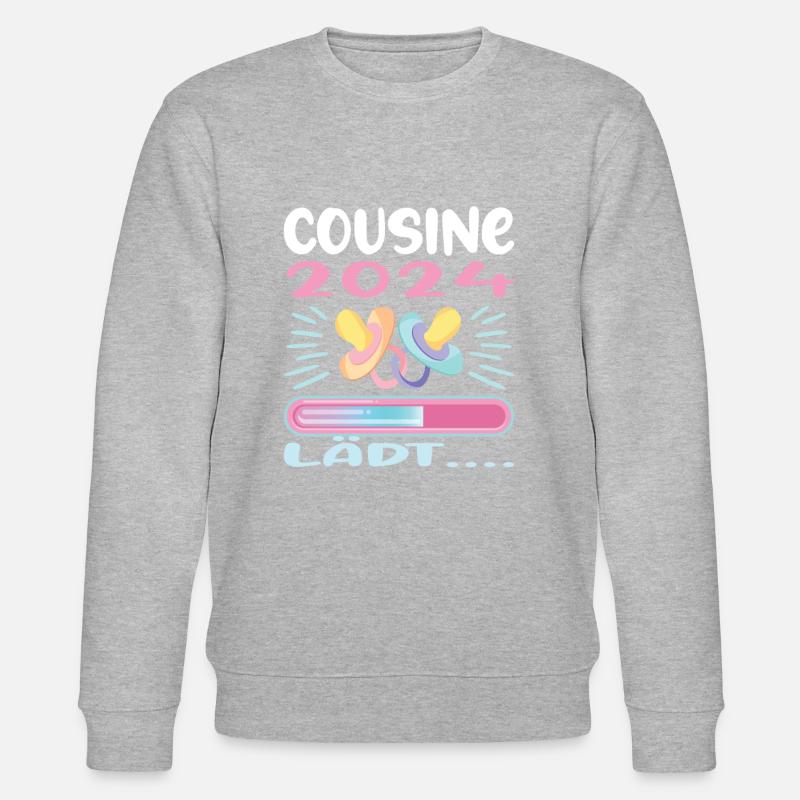 Devenez cousin Cousin 2024 - Sweat bio CHANGER Stanley/Stella Unisexe - gris chiné