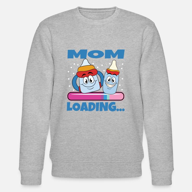 Maman 2024 Enceinte Maman Grossesse - Sweat bio CHANGER Stanley/Stella Unisexe - gris chiné