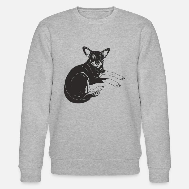 Zwergpinscher - Stanley/Stella Unisex Bio-Sweatshirt CHANGER - Grau meliert