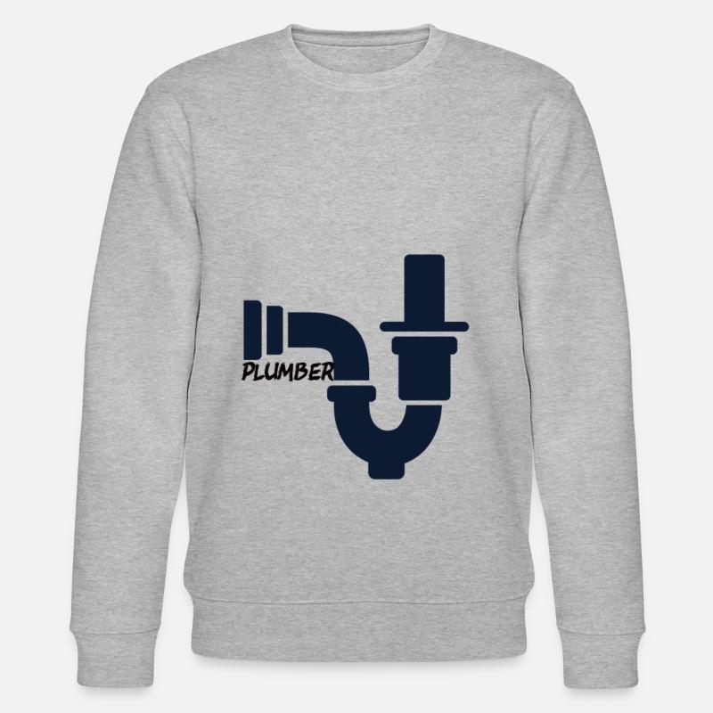 Klempner - Stanley/Stella Unisex Bio-Sweatshirt CHANGER  - Grau meliert